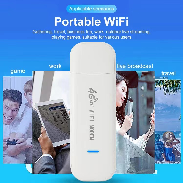 Portable Car WiFi USB Adapter Wireless Internet Card for Vehicle with High Speed Connectivity