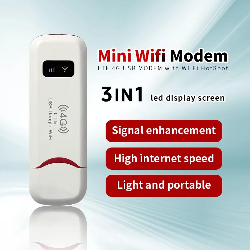 Portable Car WiFi USB Adapter Wireless Internet Card for Vehicle with High Speed Connectivity