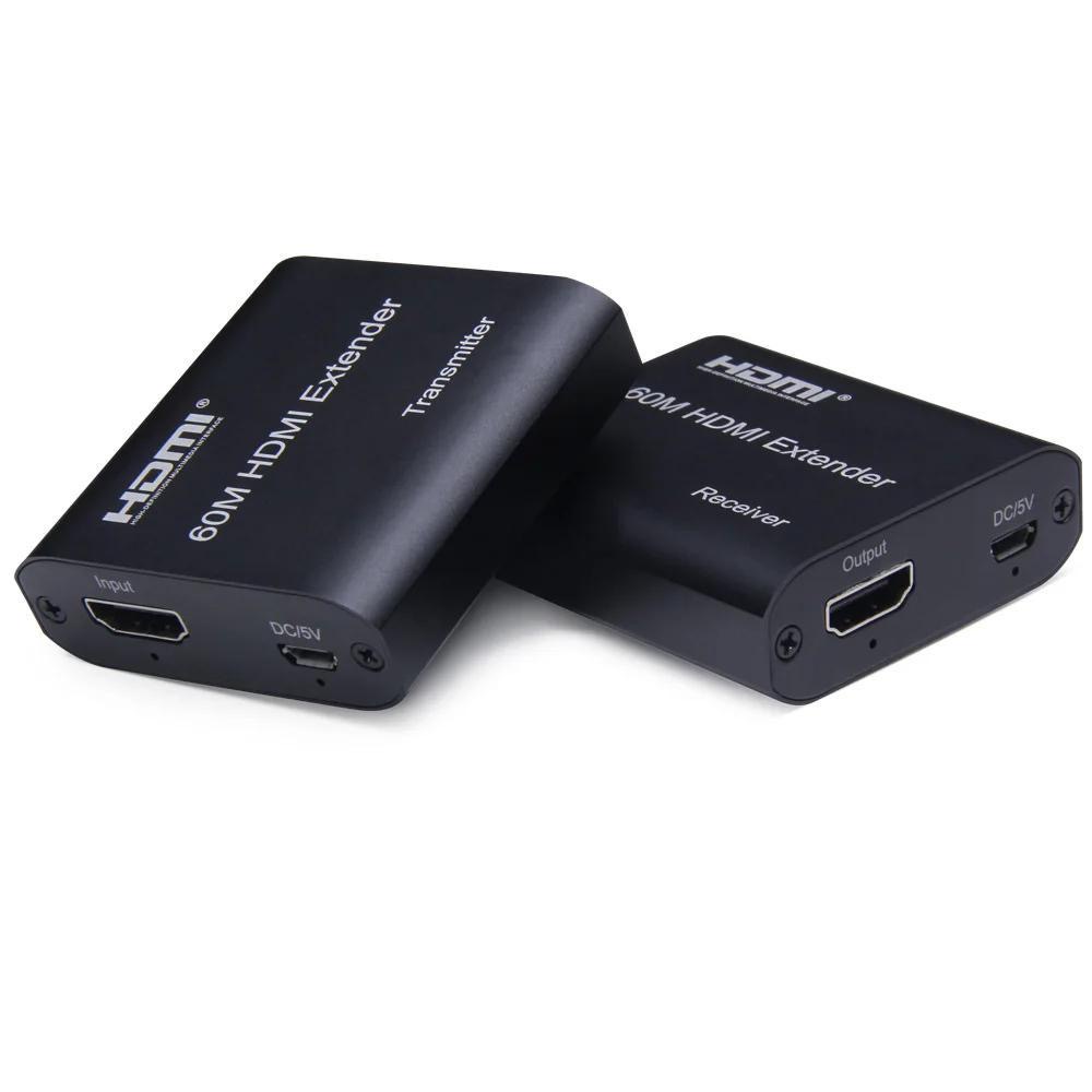 HDMI to RJ45 Network Cable Amplifier - Single Cable High-Definition HDMI over Ethernet Signal Booster
