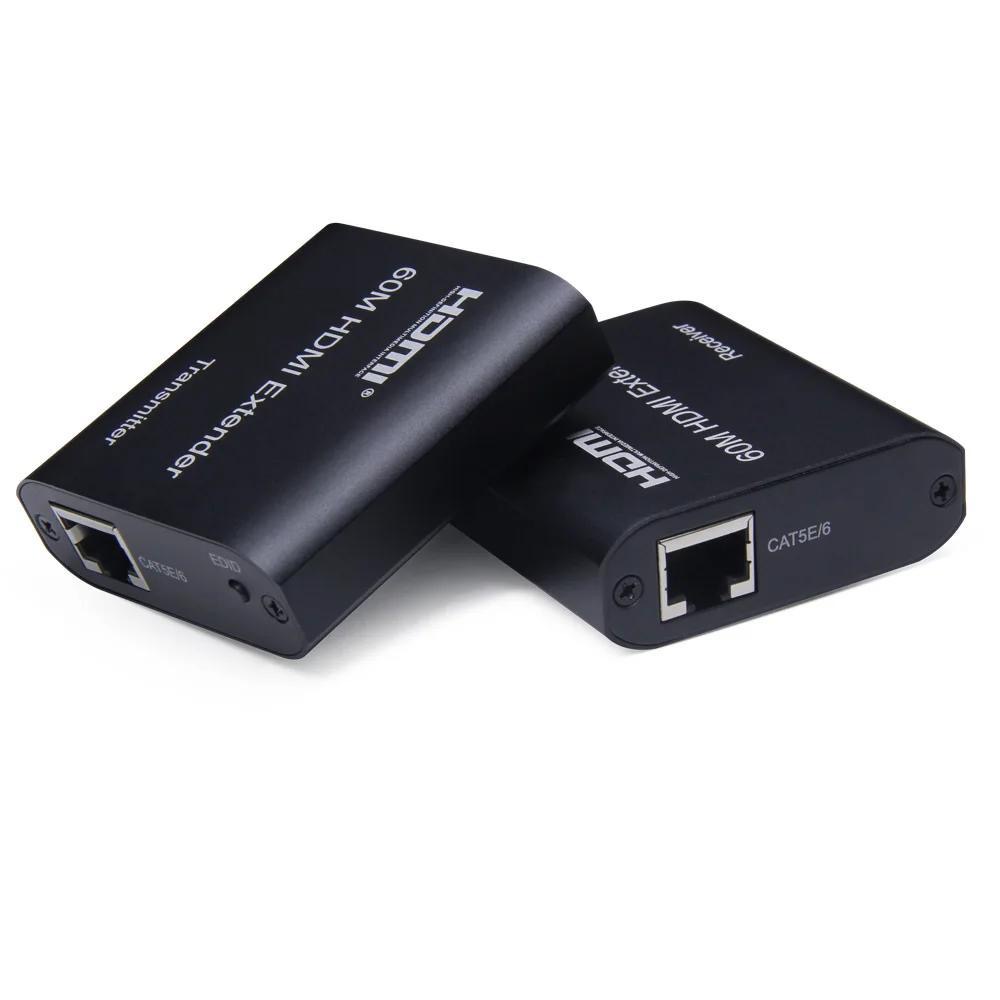 HDMI to RJ45 Network Cable Amplifier - Single Cable High-Definition HDMI over Ethernet Signal Booster