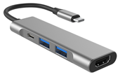 USB C HUB USB 3.0 HUB Type C 4 Port Multi Splitter Adapter OTG for Macbook HUB Pro 13 15 Air Mi Pro Laptop Computer Acce