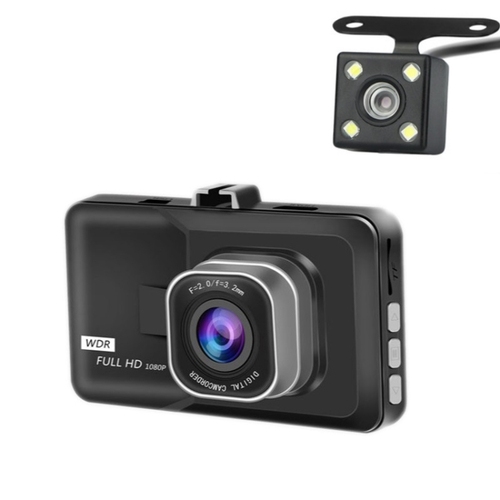 High Quality 3.0 Inch HD 1080P Wide-Angle Car Driving Video Recorder With Reversing Image