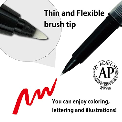 KURETAKE ink-cafe empty pen, cartridge type, fine brush ECF160-601 fountain pen ink brush pen manga pen