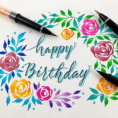 KURETAKE ink-cafe empty pen, cartridge type, fine brush ECF160-601 fountain pen ink brush pen manga pen