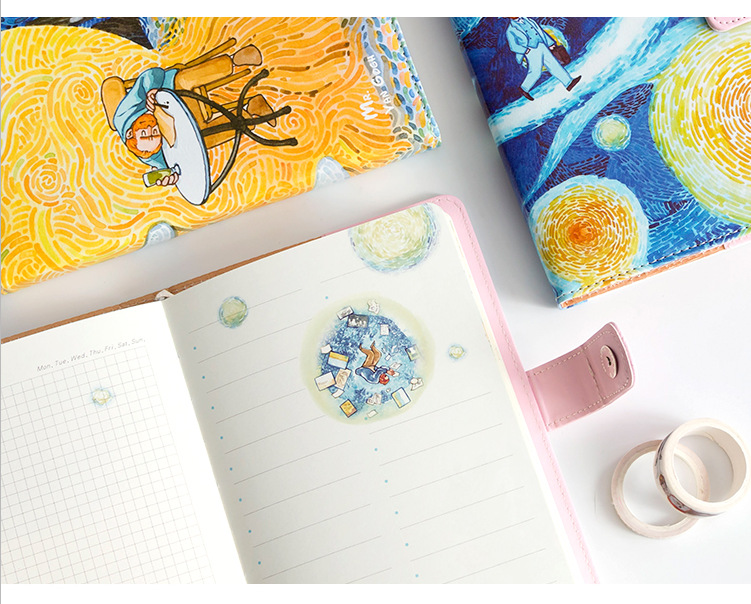 Hardcover Pen And Set Notebooks Students izable Lock Table Spiral Planner To Do List Notebook