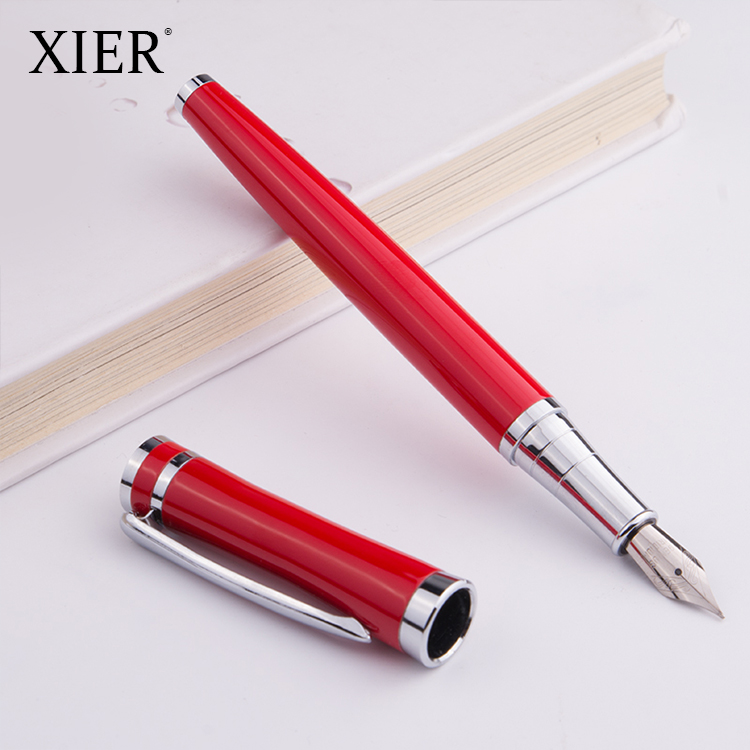 New Fashion Metal Pen Nice and Good Quality Promotional Gift Students Office Multi Color Metal Fountain Pen