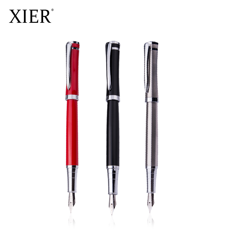 New Fashion Metal Pen Nice and Good Quality Promotional Gift Students Office Multi Color Metal Fountain Pen