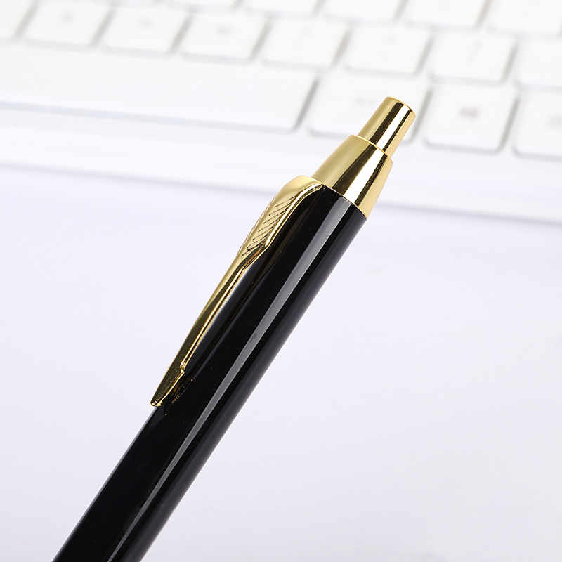 Low Price   Promotional Click Metal Ballpoint Pen With G2 424 Replaceable Refills