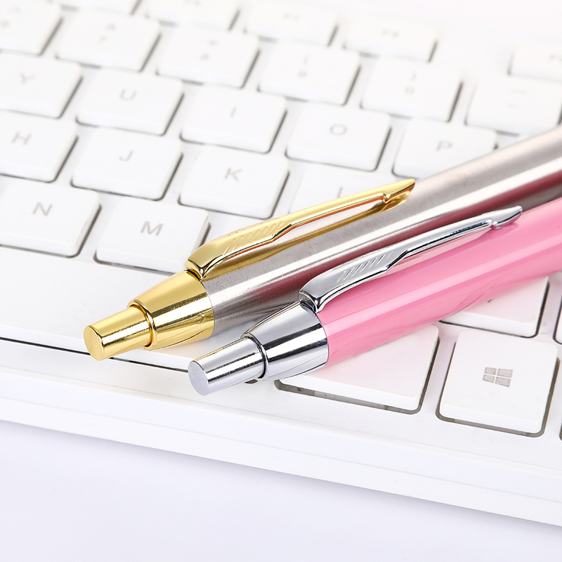 Low Price   Promotional Click Metal Ballpoint Pen With G2 424 Replaceable Refills