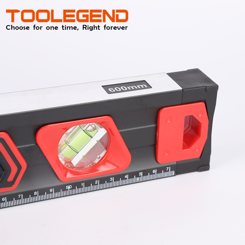 Professional 600/800/1000mm Aluminum Magnetic Spirit Torpedo Bubble Spirit Level Ruler