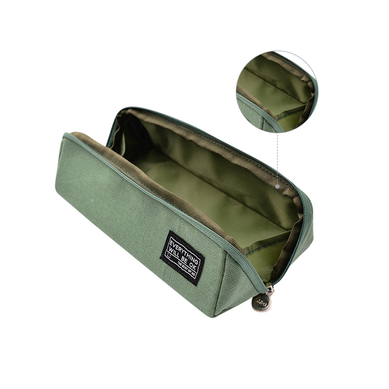 Pencil Case for School Men Kids Students  Wallet Pen Bag Box Purse Pouch