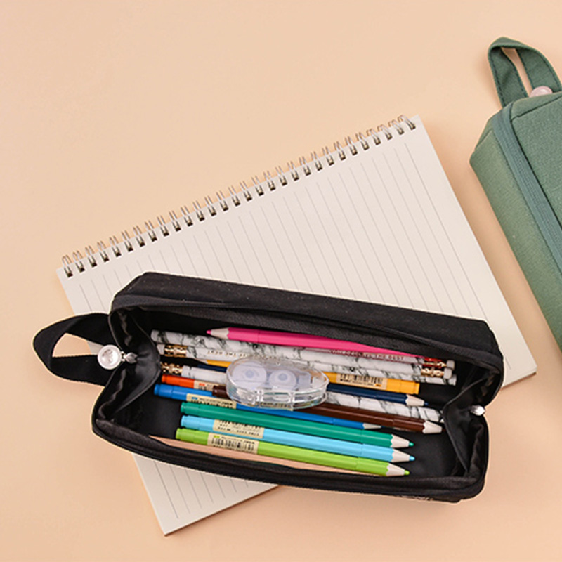 Pencil Case for School Men Kids Students  Wallet Pen Bag Box Purse Pouch