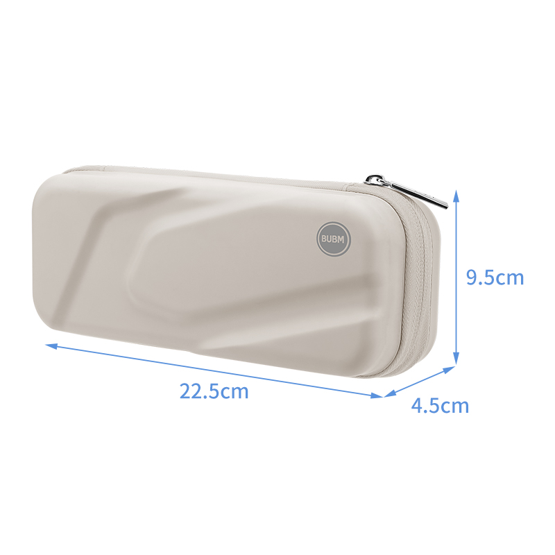 BUBM High Quality PET Black Magic Powder Uneven Rough Bumpy Pen Pencil Cases