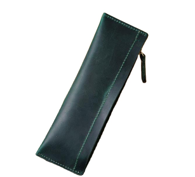 Leather Pen Case Holder Handmade Fountain Pencil Pouch Soft Pen leather Sleeve