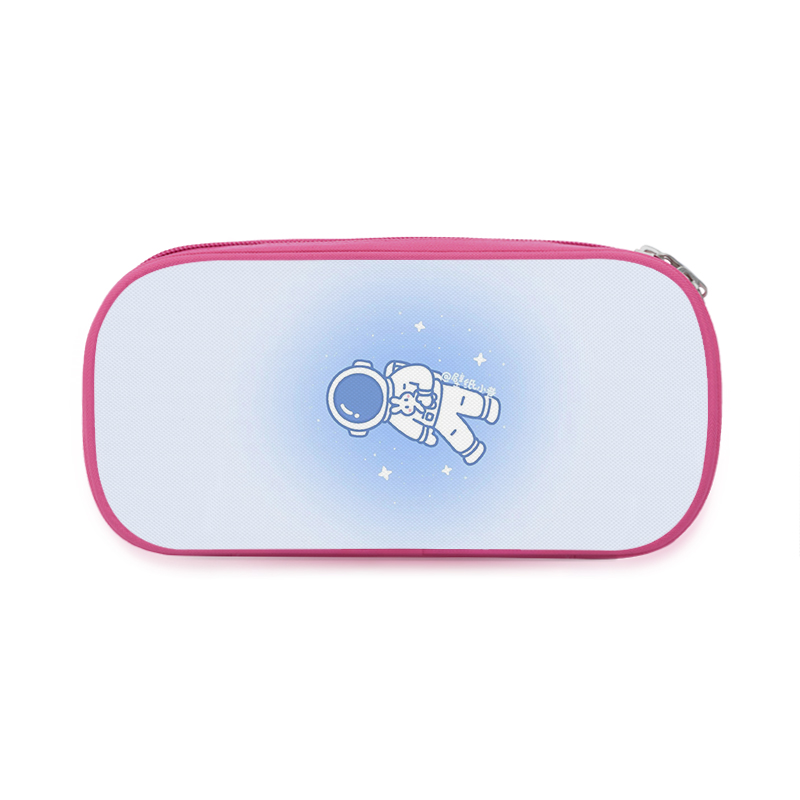 Simple Fashion Stationery Bright Color Pencil Case Pen Holder Makeup Box Zipper Pencil Box Luxury Chalk Bag Digital Prin