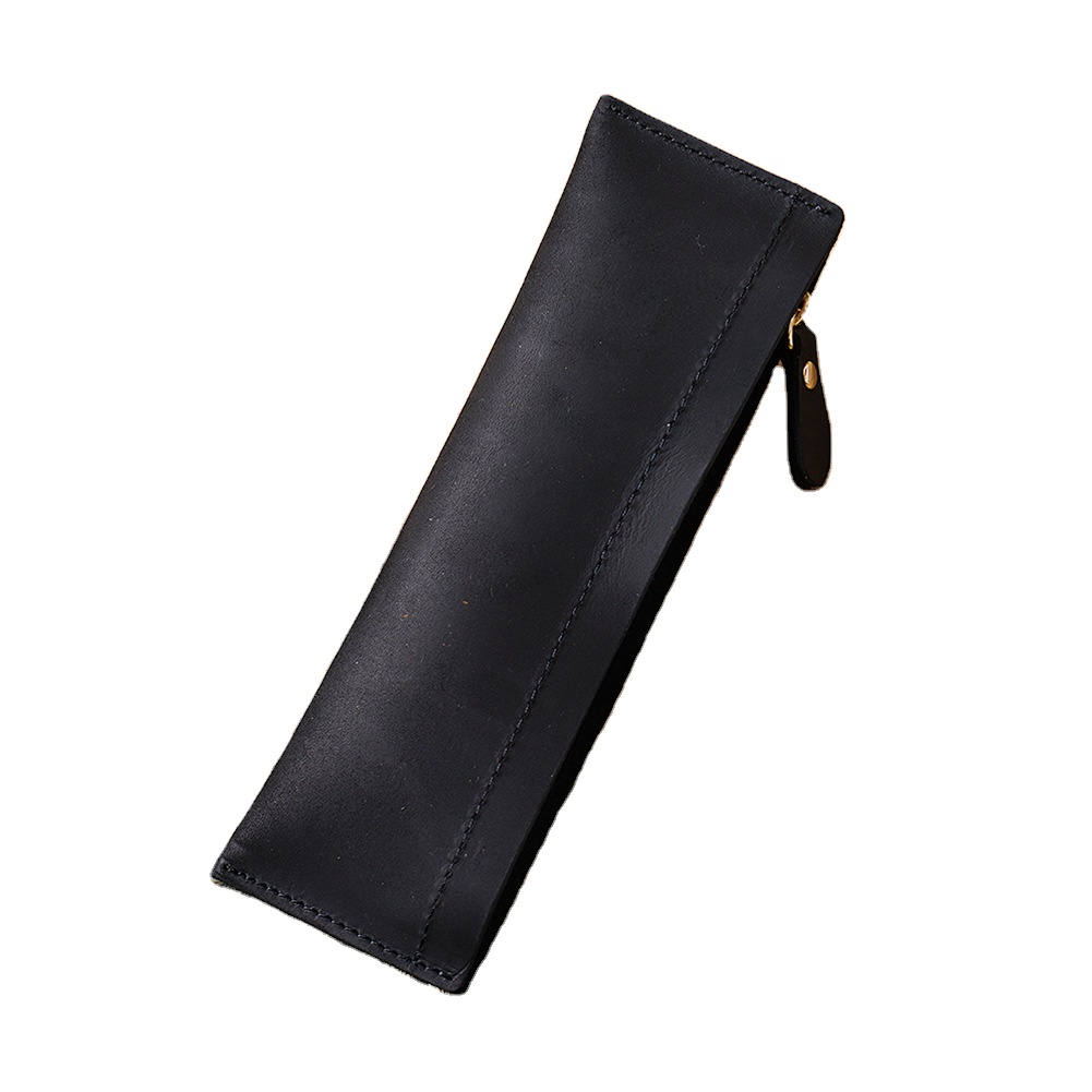 Leather Pen Case Holder Handmade Fountain Pencil Pouch Soft Pen leather Sleeve