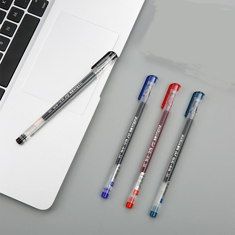 0.38 MM Signature Pen Bulk Black Blue Red  Multi Color Ink Gel Pen Set With  