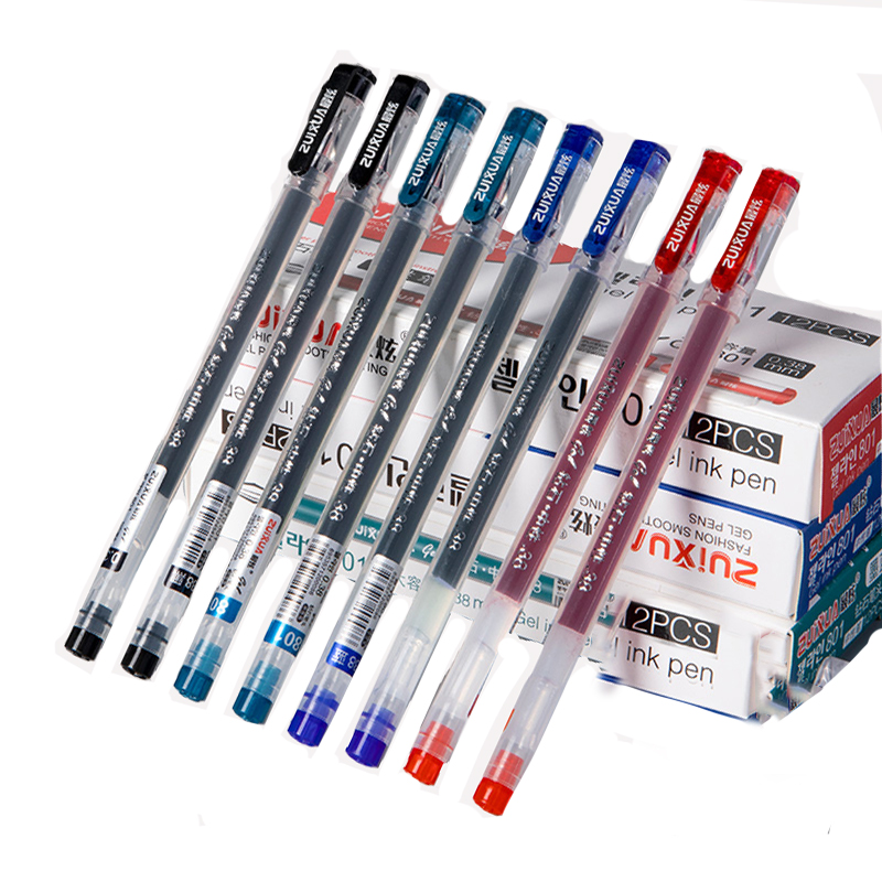 0.38mm Diamond Tip Office Signature Pen Large Capacity Elementary and Middle School Students  Gel pen