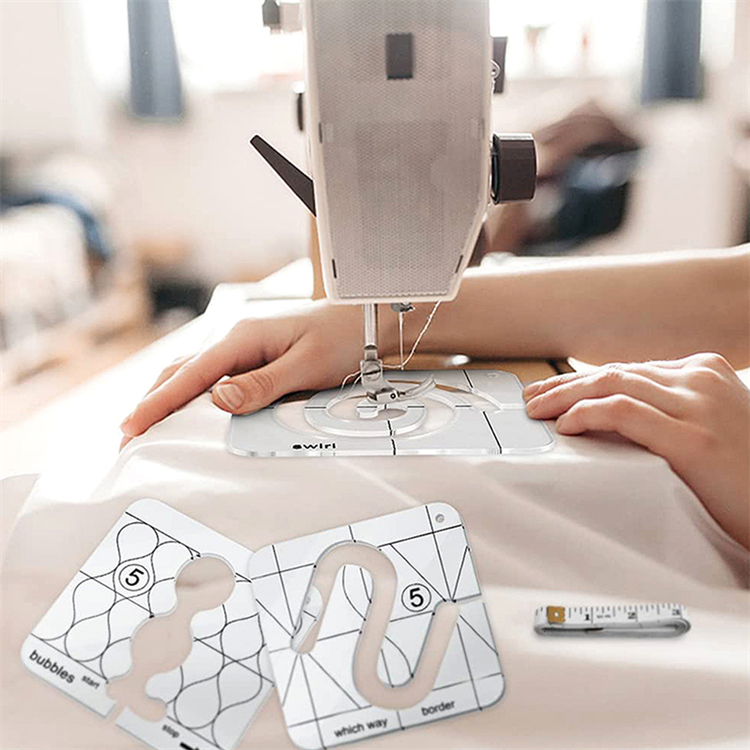 13 Styles Plastic Sewing Patchwork Ruler Fast Drawing Template Hollow Model Quilting Tools Measure Template Metric Ruler