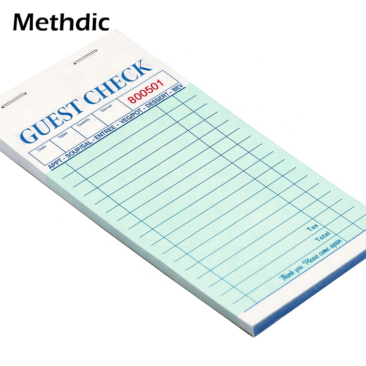 Custom-made Checklist Book Guest Check Waiter Order Pad