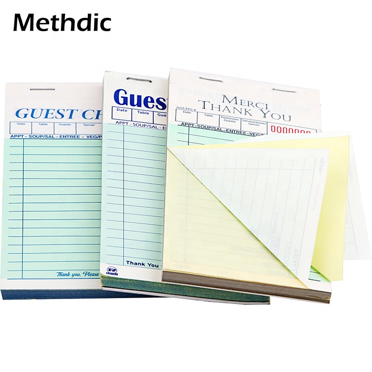 Custom-made Checklist Book Guest Check Waiter Order Pad