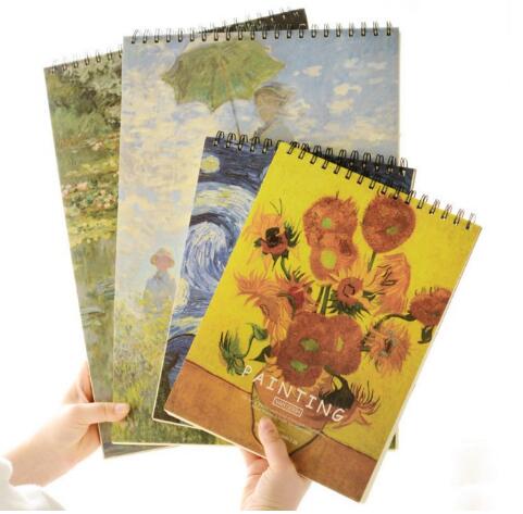 A4 A3 Sketchbook for Drawing Painting Graffiti Blank Sketch Book