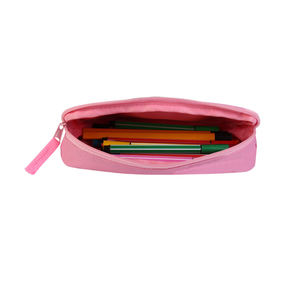 Sublimation Blank Canvas Pencil Case With Zipper Sublimation Heat Transfer Printing DIY Pencil Bag