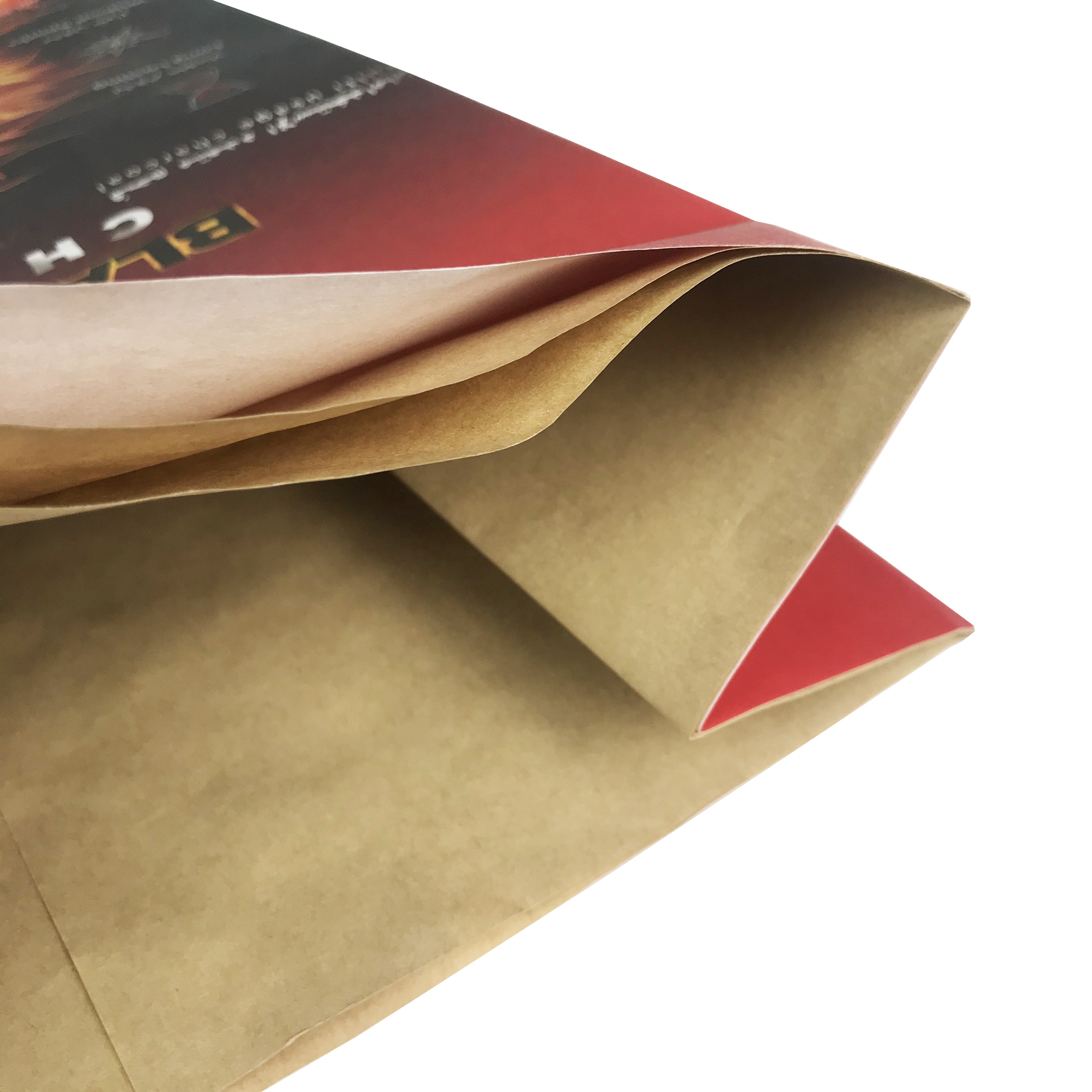 kraft paper 1kg 3kg 5kg 7kg 10kg 25kg charcoal packaging bag paper bbq charcoal carbon natural wood lump packing