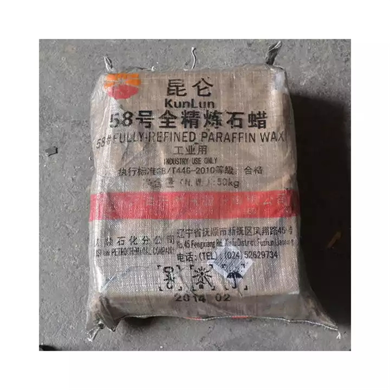 Petrochina Dalian Kunlun Brand Fully Refined Paraffin Wax 56-58 Deg. C for Candles Making, Crayon