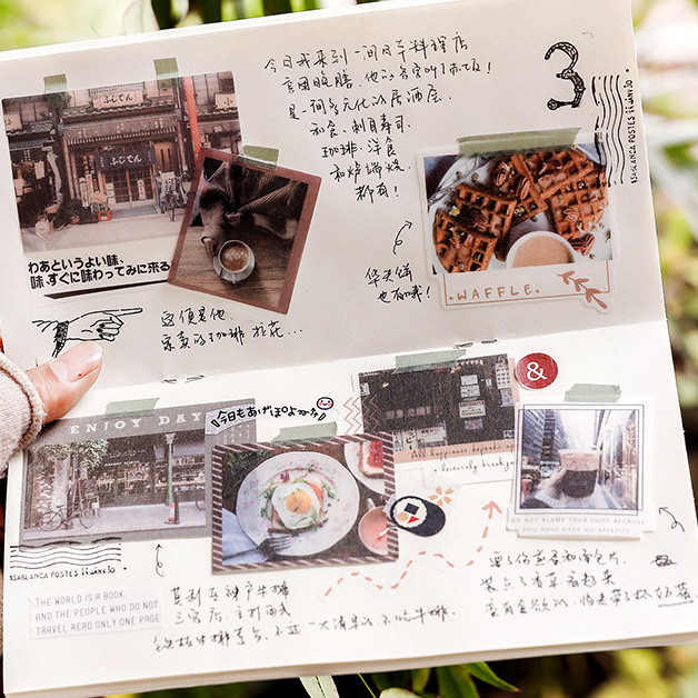 Retro TN Pocket Inner Core Book Series Creative Cute Small Size A6 Notebook