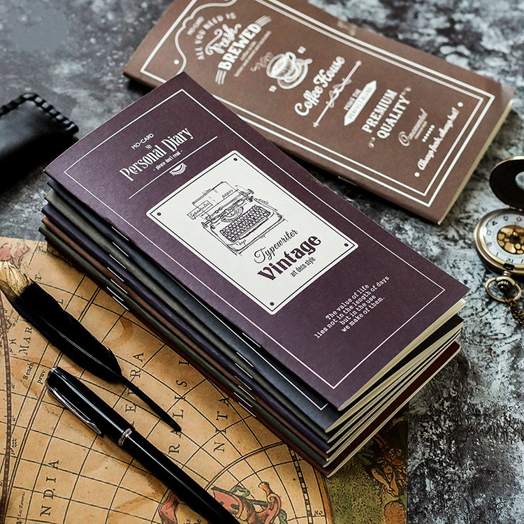 Retro TN Pocket Inner Core Book Series Creative Cute Small Size A6 Notebook