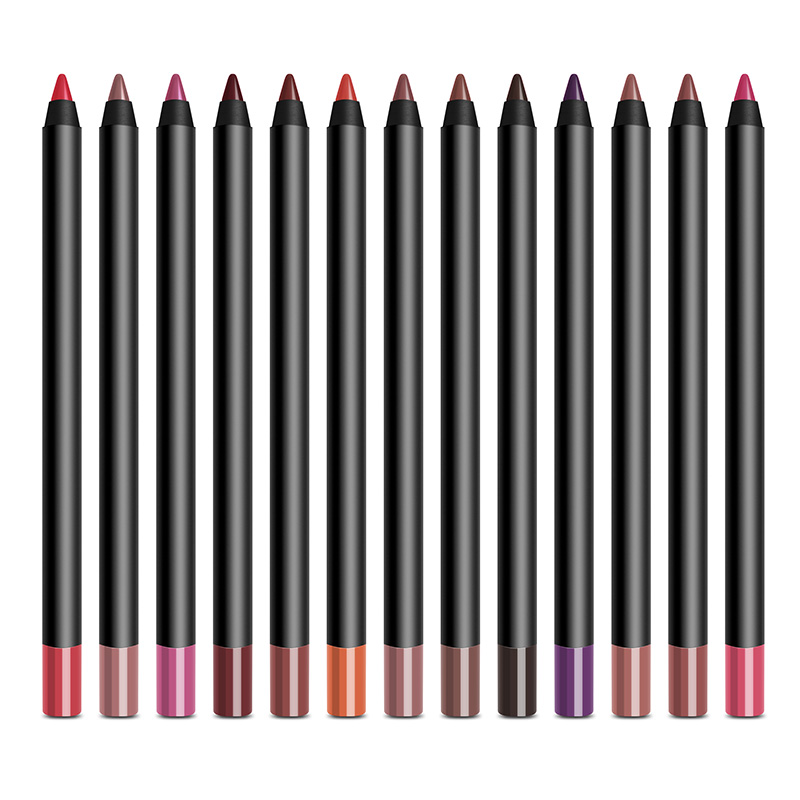 Private Label Crayon Lipliner Pencil Vendor Long Lasting Brown   Lipstick Lip Liner