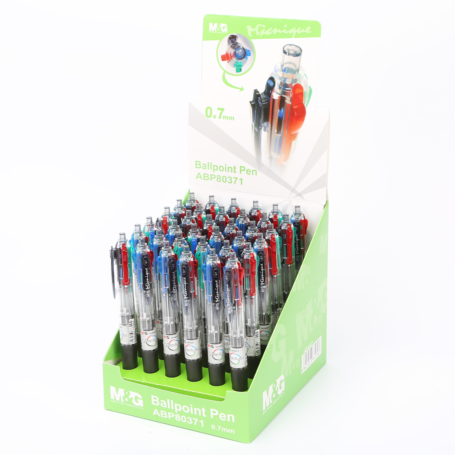 M&G 4 in 1 Ballpoint Pen MultiColor pen with Pencil Four Color pen with Stylus 4 color ballpen