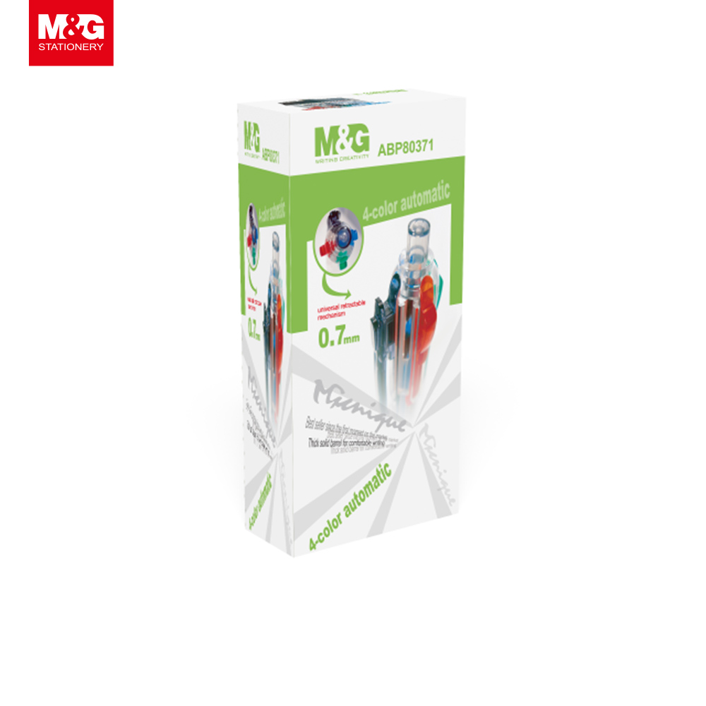 M&G 4 in 1 Ballpoint Pen MultiColor pen with Pencil Four Color pen with Stylus 4 color ballpen