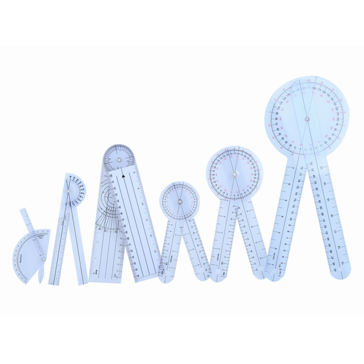 8 Inch Plastic Ruler Contact Angle Goniometer Ruler