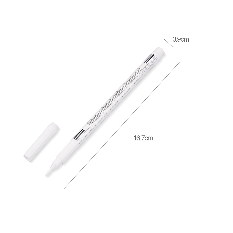 permanent makeup microblading supplies medical tattoo marker pen surgical skin marker pen with ruler