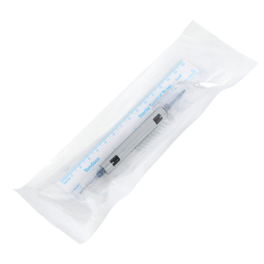 2021 Makeup Accessories Surgical Skin Marker Pen With Ruler for Permanent makeup eyebrow marker