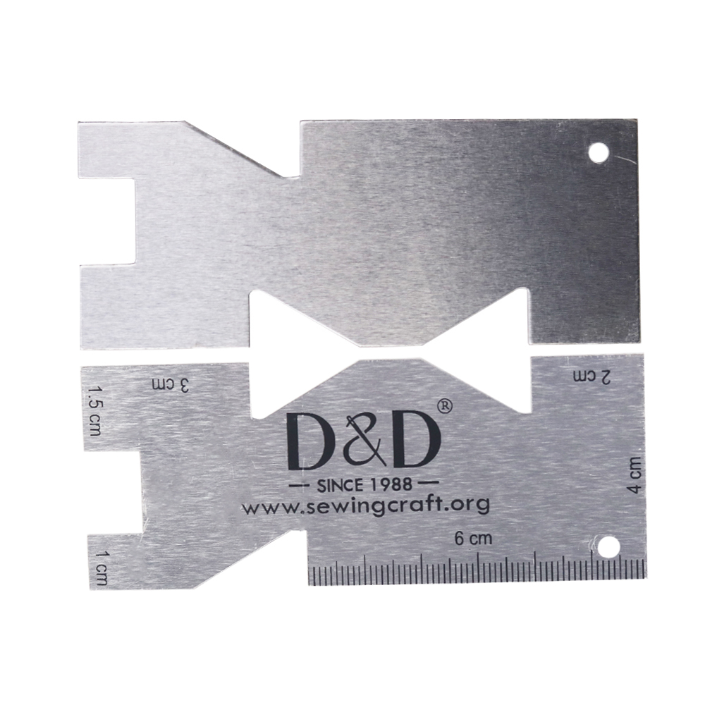 Metal Sewing Measuring Gauge Quilting Rulers for Cutting Fabric Patchwork Ruler Tool