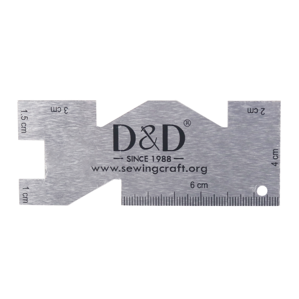 Metal Sewing Measuring Gauge Quilting Rulers for Cutting Fabric Patchwork Ruler Tool