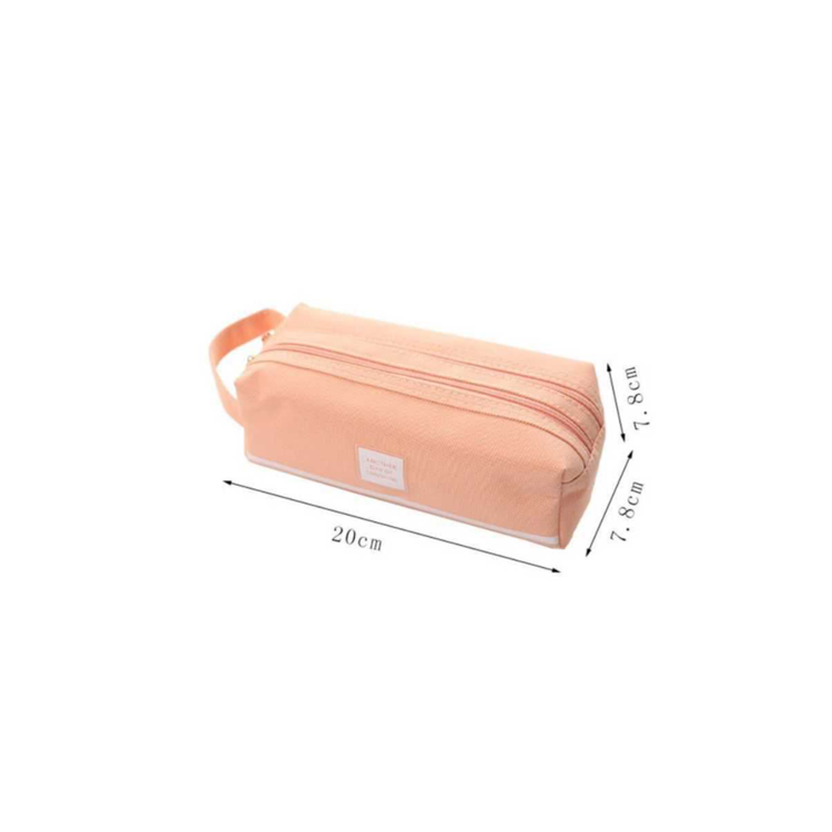 Hot sale Good Quality Foldable Pencil Bag Pen Pouch beauty makeup zipper pouch bag holder