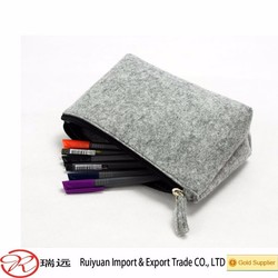 4 Piece Travel Bag Makeup Organizer Bag Felt Pen Sleeve