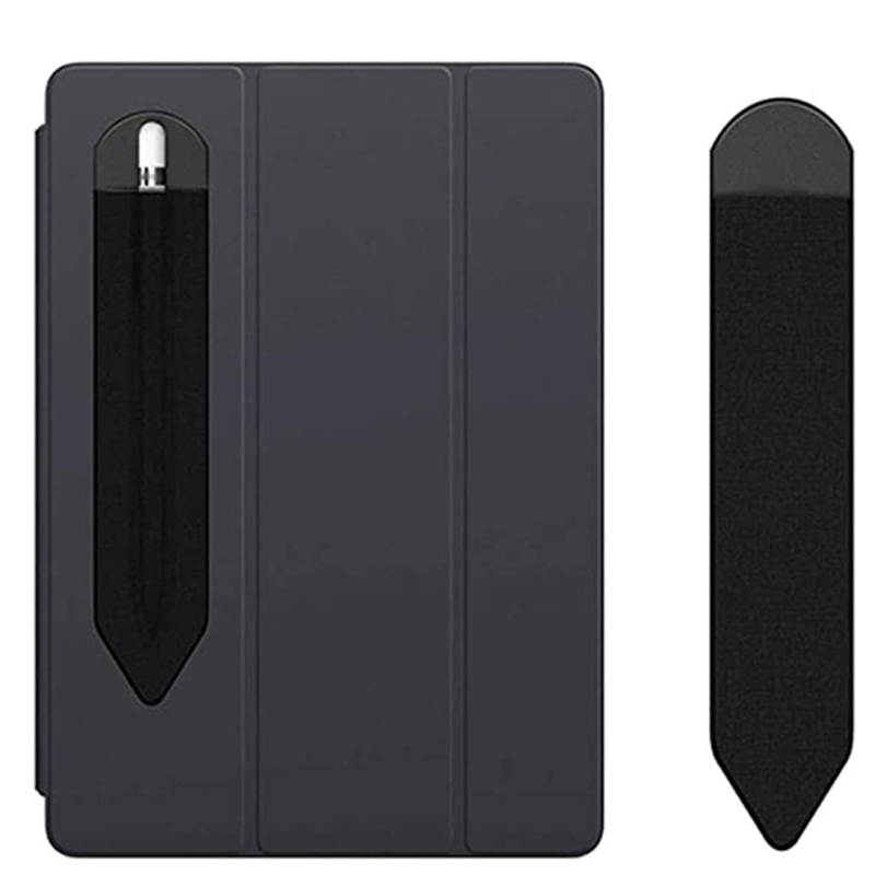  Stock Pencil Holder Sticker Elastic Stylus Pocket Pouch Adhesive Stylus Pen Sleeve for Apple Pencil and Other St