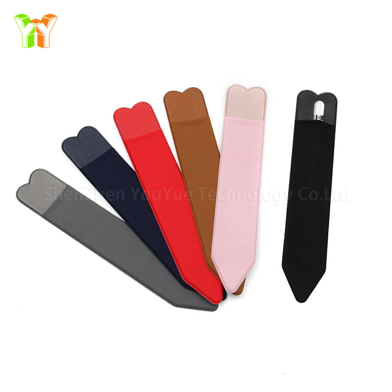  Stock Pencil Holder Sticker Elastic Stylus Pocket Pouch Adhesive Stylus Pen Sleeve for Apple Pencil and Other St