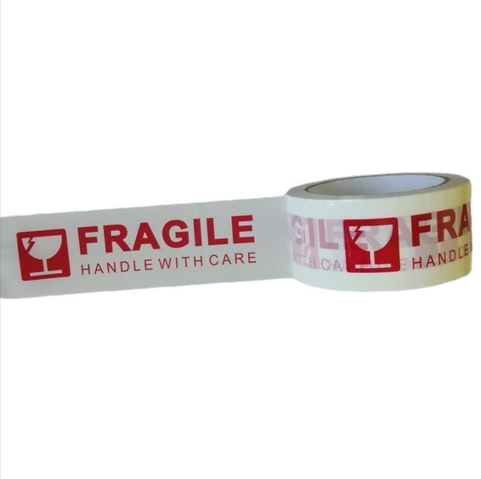 fragile packing tape adhesive security box parcel packaging seal tape with 