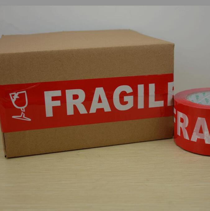 fragile packing tape adhesive security box parcel packaging seal tape with 