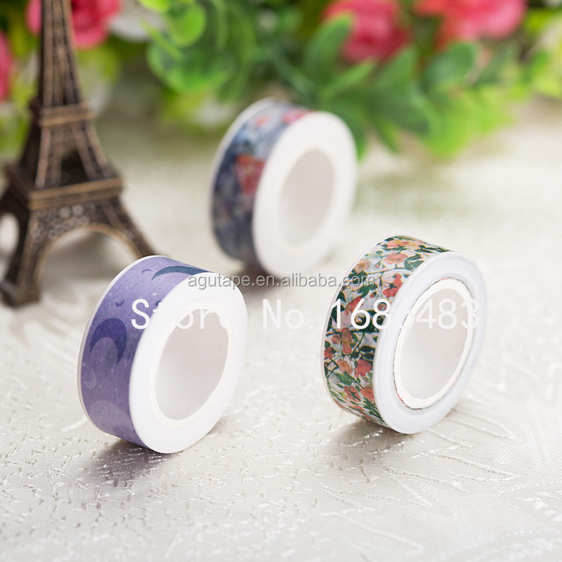 New patterns Japanese with colorful designs rice washi tape