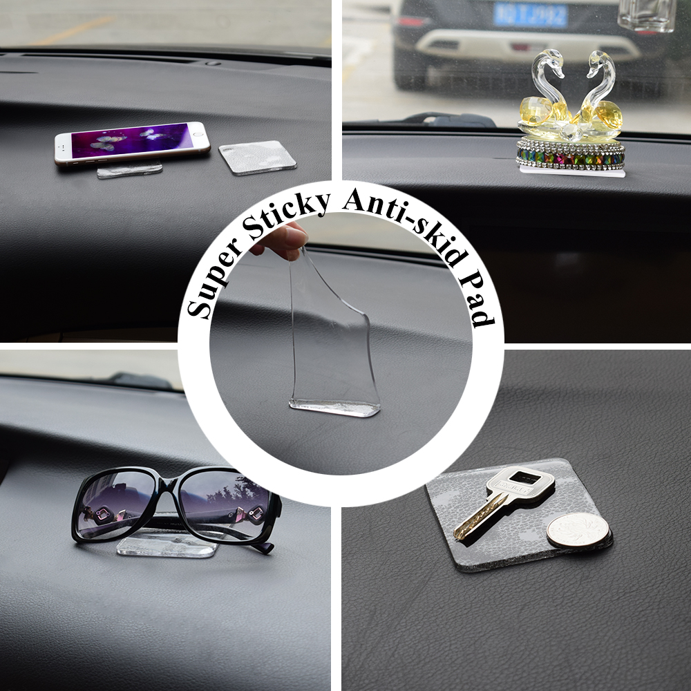 3mm Transparent Traceless Removable Square Sticky Nano Gel Double Sided Adhesive Tape