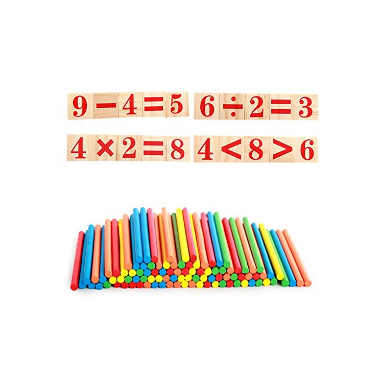 Professional  educational calculate teaching aids montessoris math toys play kids games math materials