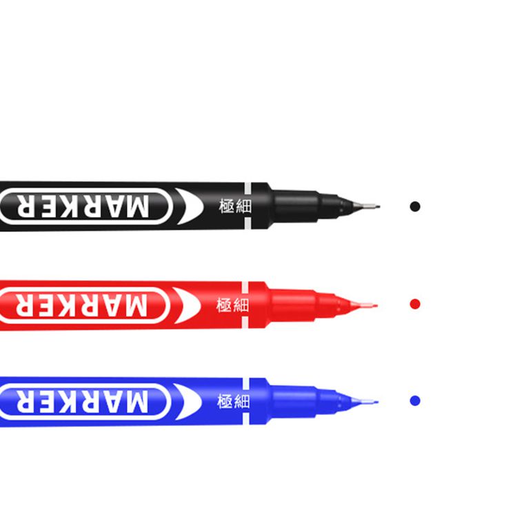 2022 Hot sale 10pcs double-ended marker pen permanent paper box packaging