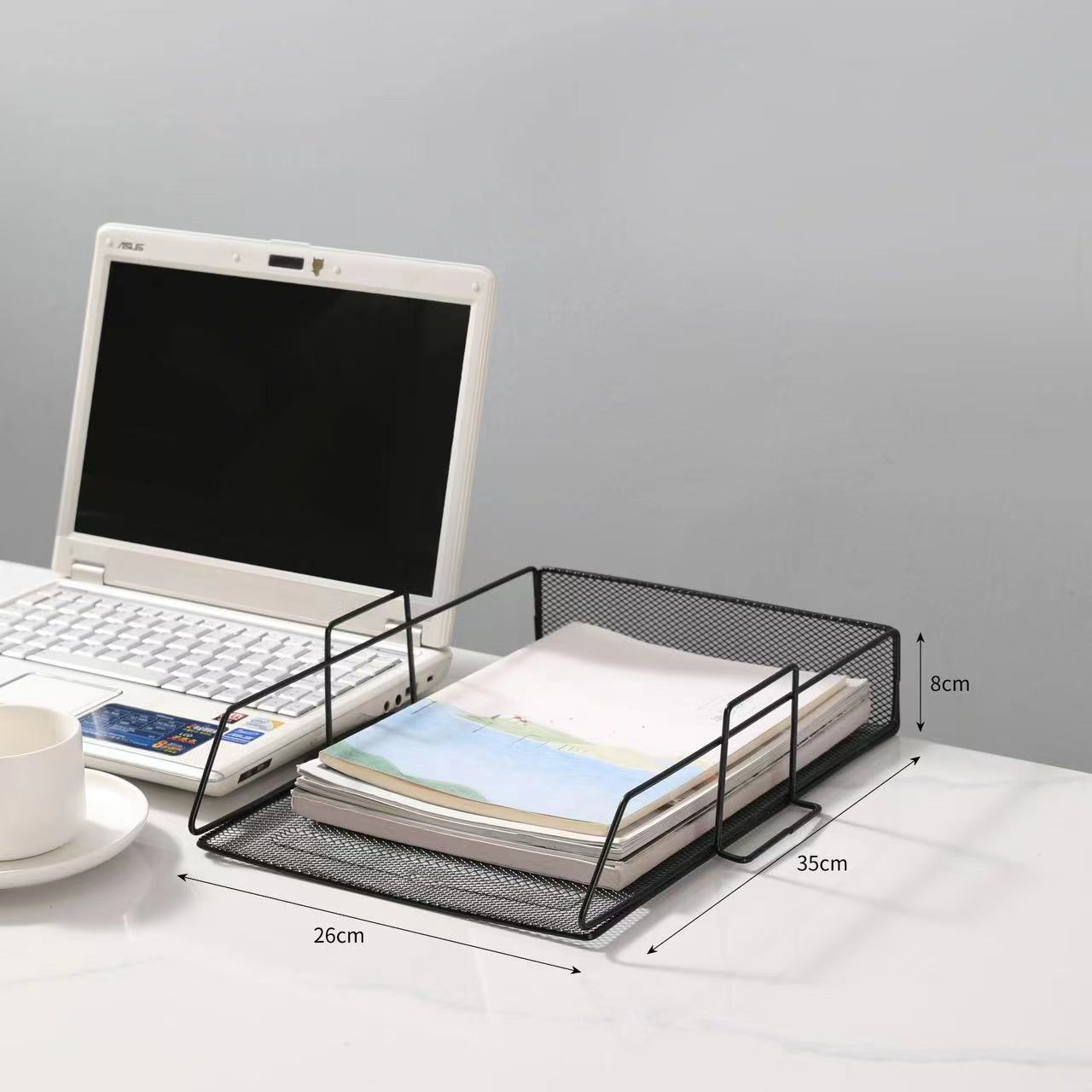 Creative Desktop Office Supplies File Holder Data Rack Multi Level Storage Bookshelf